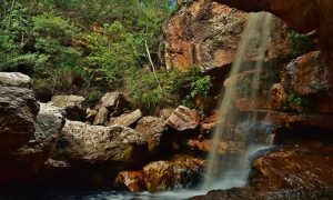 Cachoeira da Primavera um refúgio refrescante em Lençóis, Chapada Diamantina